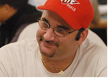 -- mike matusow - red full tilt poker hat --