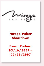 mirage poker showdown 2007