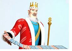 poker king update - king laying down playing cards