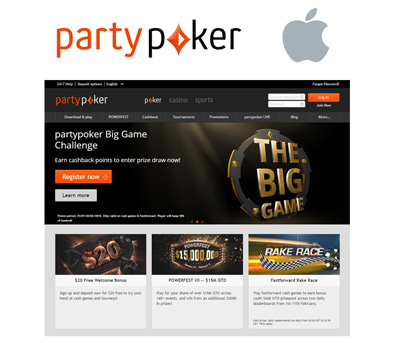 PartyPoker for Apple Mac