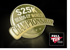 winner of the 25k heads up world championship at full tilt poker - slaktarn - tournament logo