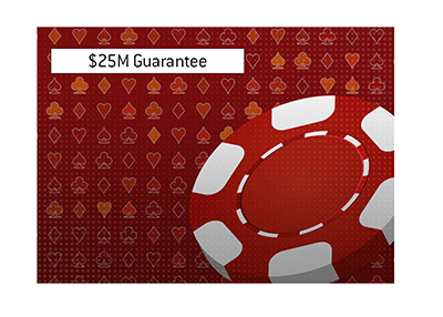 The largest online tournament poker guarantee.  Will it be met?
