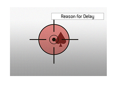 The reason for delay of poker streams is revealed by the King.  It is done for the protection from sniping.  Illustration.