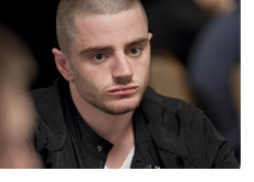 Ashton Griffin at the World Series of Poker - Shaved head