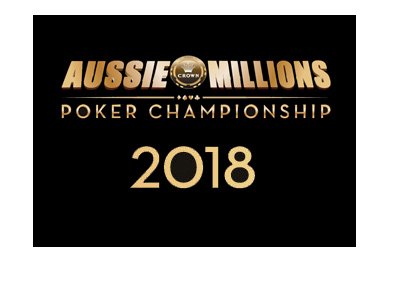 Aussie Millions Poker Championship - 2018 logo and brand.