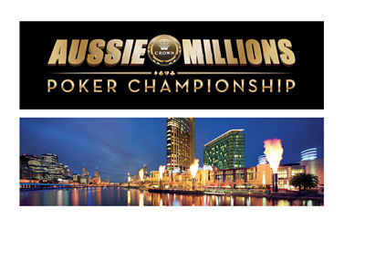 Aussie Millions - Crown Hotel Melbourne panorama