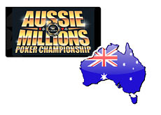 logo aussie millions 2009 - map of australia