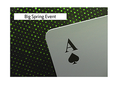 The big spring season online poker tournament is approaching.