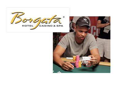 Borgata Hotel Casino and Spa - Logo - Photo of Phil Ivey folding cards - Instagram