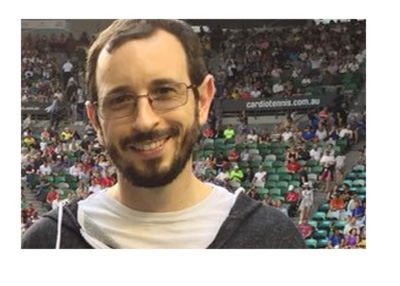 Poker player Brian Rast at a sporting event. Social media photo.