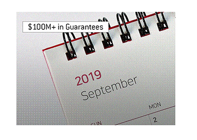 September is a busy month in the world of online poker. The year is 2019.