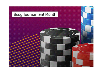 March 2020 looks to be a busy month for online tournament poker players.