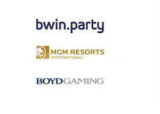 bwin.party, MGM Resorts International and Boyd Gaming - Company logos