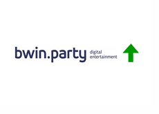 bwin party shares up - logo and ticker