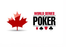 Canada Maple Leaf next to the World Series of Poker (WSOP) Logo