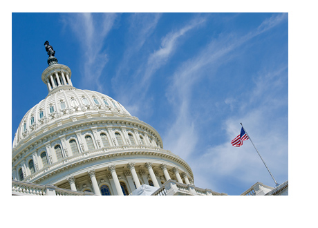 Capitol Hill - Washington United States - Sunny Day - Photo from angle