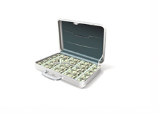 Case Full of Cash - Illustration