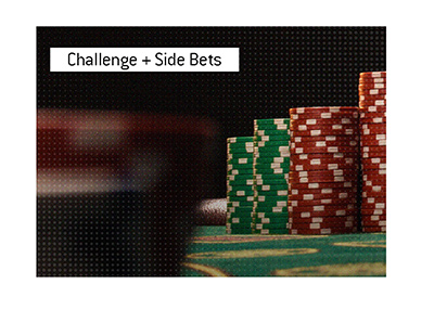 The most recent popular challenge in the poker world comes with juicy side bets.