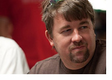 Chris Moneymaker with a smile on his face