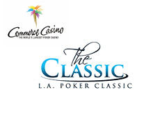 -- Commerce Casino logo - L.A. Poker Classic logo --