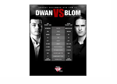 Dwan vs. Blom - December 9th - Poster