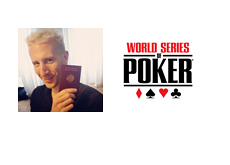 Elky Bertrand Grospellier with his new passport - WSOP logo