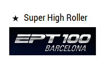 European Poker Tour - EPT 100 Barcelona - Super High Roller - Graphic