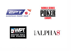 European Poker Tour London - World Series of Poker Europe - WPT Alpha 8 - WPT Grand Prix Paris - Tournament Logos