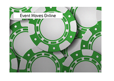 Another poker event forced to move to online format. Irish Green - Illustration