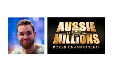 Fabian Quoss - The winner of the 100k Aussie Millions Challenge