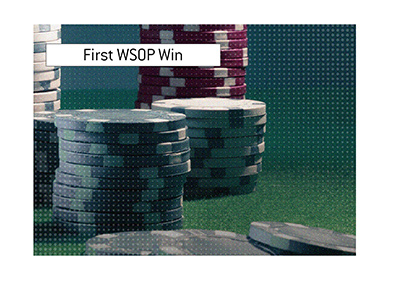 The first World Series of Poker win for a seasoned pro.