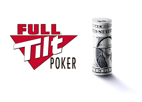 Full Tilt Poker Payment - Rolled Dollar Bills - Logo and Illustration