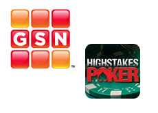 -- gsn - network for games - high stakes poker - logos --
