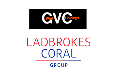 Company logos GVC Holdings - Ladbrokes Coral Group - Year 2017.