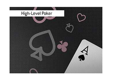 A high-level poker game is set to start. A heads-up challenge.