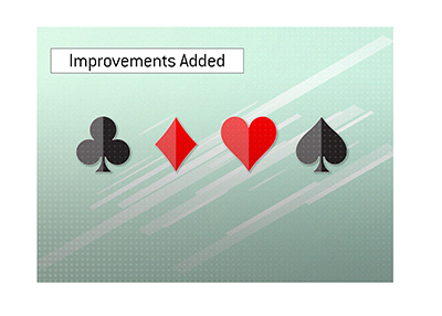 Software improvements have been added to the young poker site.