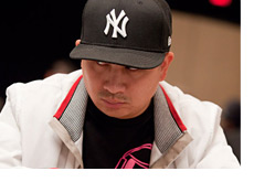 JC Tran giving that mean under his hat sideways look