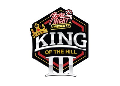 The King of the Hill III - Logo on white background.  Year is 2017.