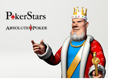 the king compares absolute poker and pokerstars