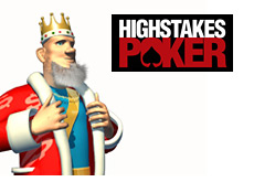 -- king and high stakes poker logo --