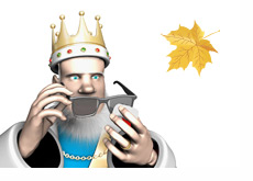 The King wiping his sunglasses - Autumn update