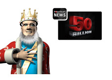 King reporting about the Pokerstars 50 Billionth Hand