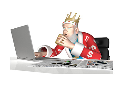 The King is reading the latest news about the potential William Hill / Amaya merger. Intrigued.