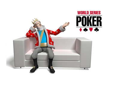 The Poker King is sitting on the couch and talking about the events taking place at the 2016 WSOP in Las Vegas