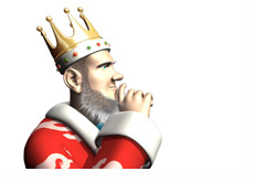 The King is thinking about the legalization of online poker