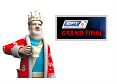 The King is drinking his tea and talking about the EPT Grand Final - Monaco