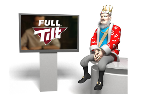 King is discussing the new Full Tilt Poker advertising campaign