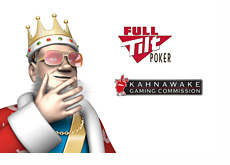 The King wearing Elvis sunglasses pondering the licensing of Full Tilt Poker by Kahnawake Gaming Commission