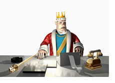 The King is in the office - Calculating taxes