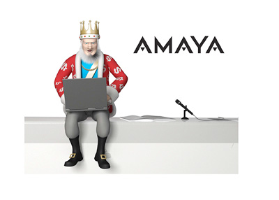 The Poker King is sitting on his office desk and going over the latest news involving the parent company of Pokerstars and Full Tilt, Amaya Inc.